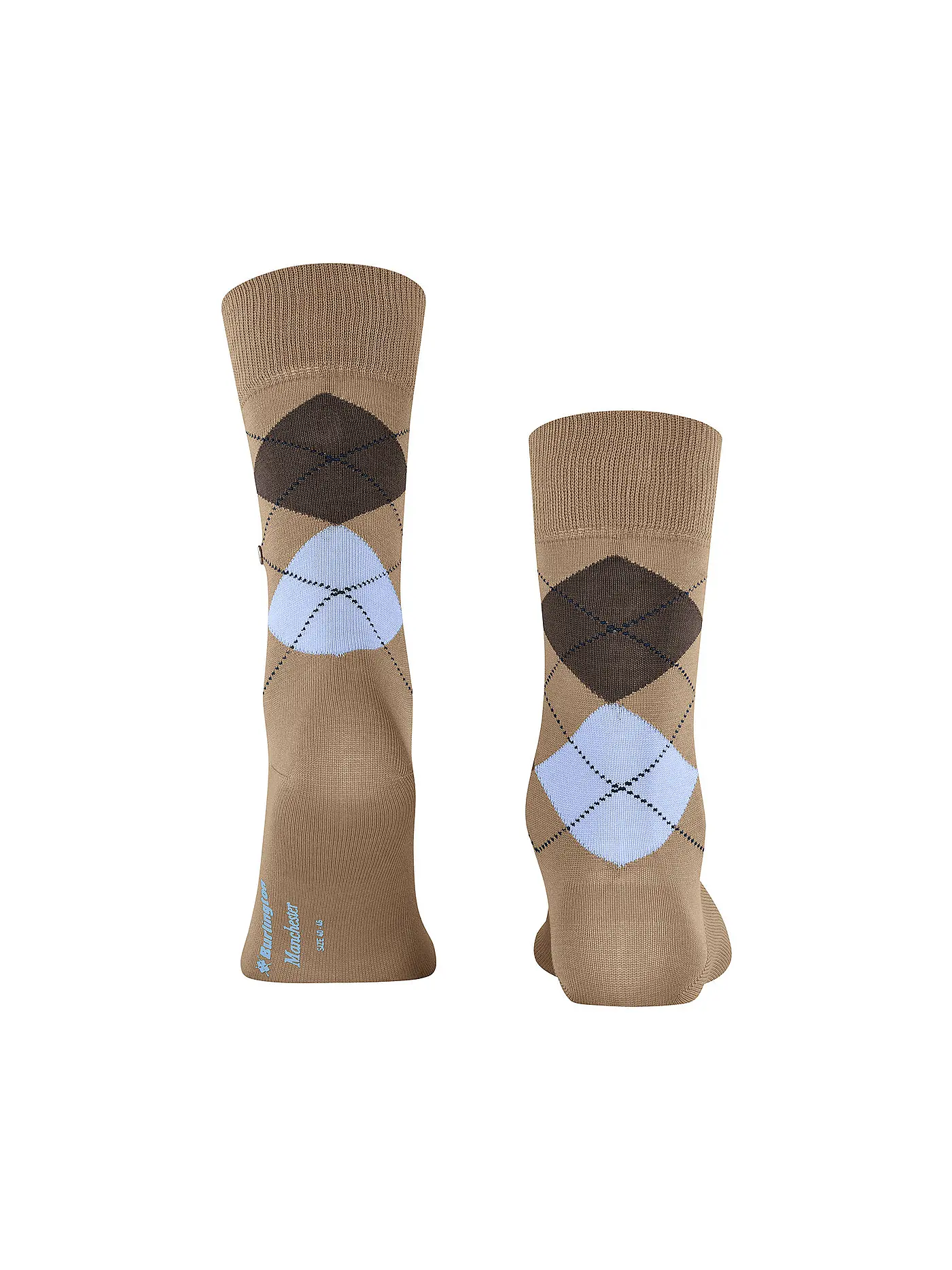 BURLINGTON | Herren Socken 40-46 MANCHESTER black | beige
